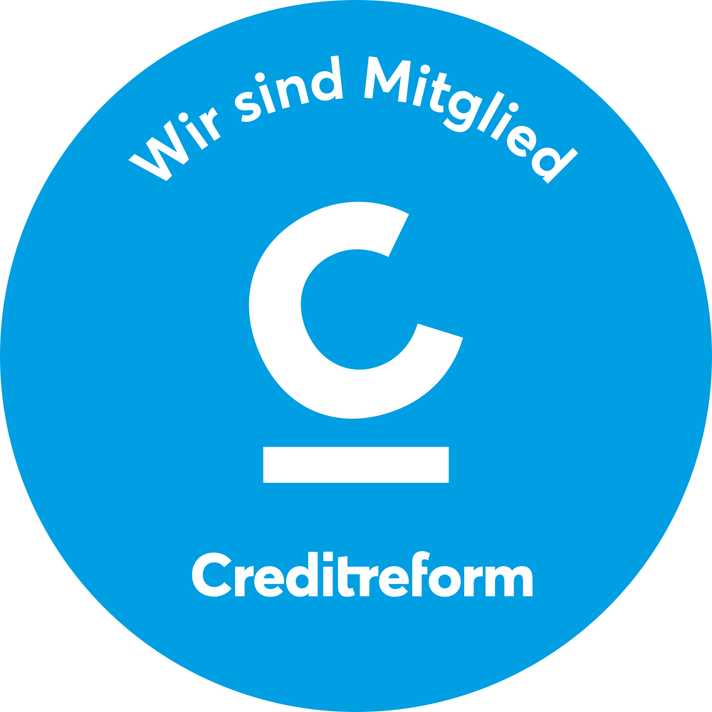 Creditreform - Wir sind Mitglied Siegel